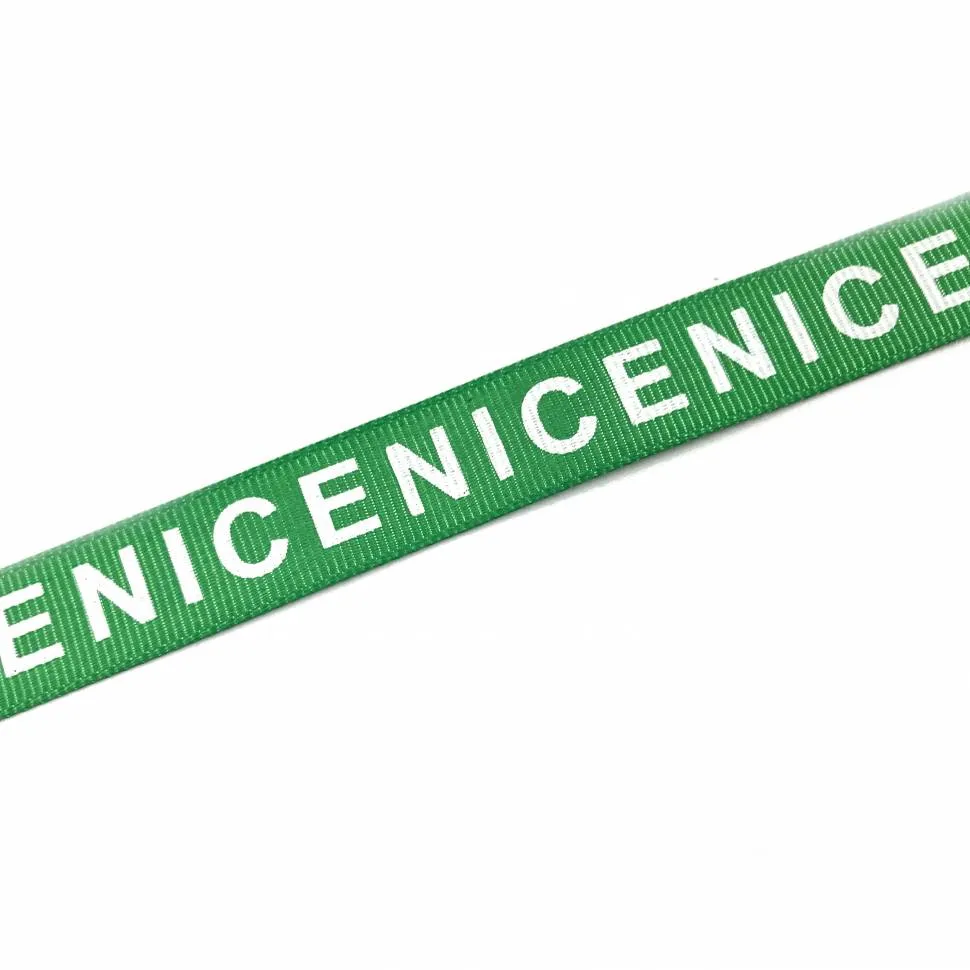 Тесьма репс. 1,5см "NICE" зеленая 22,75 м