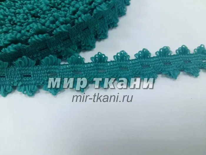 Тесьма вязаная морская волна 20мм