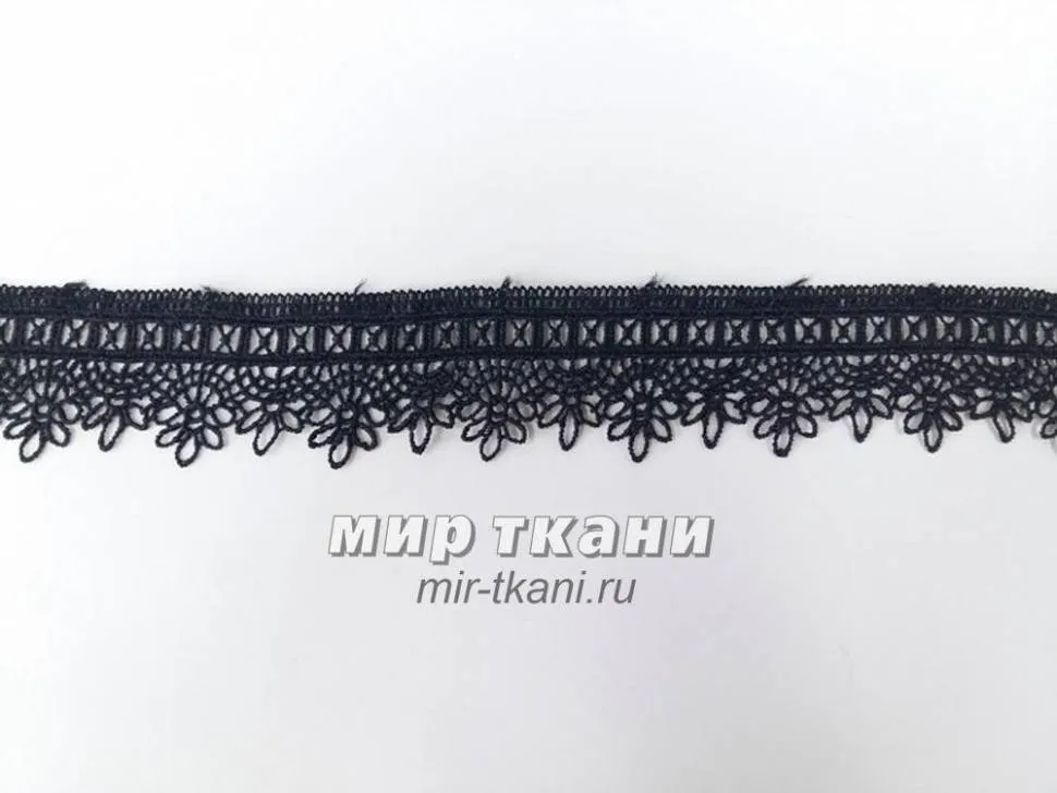 Кружева 3,0см. черн.