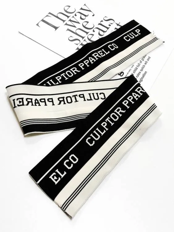 Подвяз трикотаж.п/э 9,0*90см с тонелями под шнур CULPTOR PPAREL CO