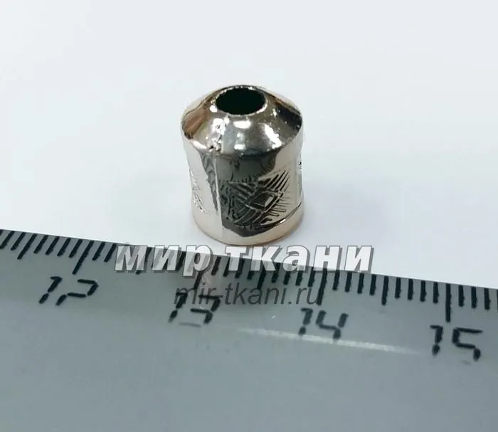 Наконечник 3мм золото, под металл (цилиндр 12мм)