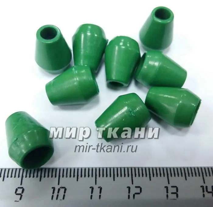 Наконечник 5мм пласт.цв.зелёный