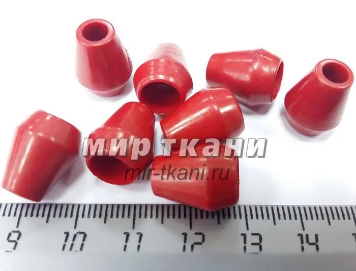 Наконечник 5мм пласт.цв.красный