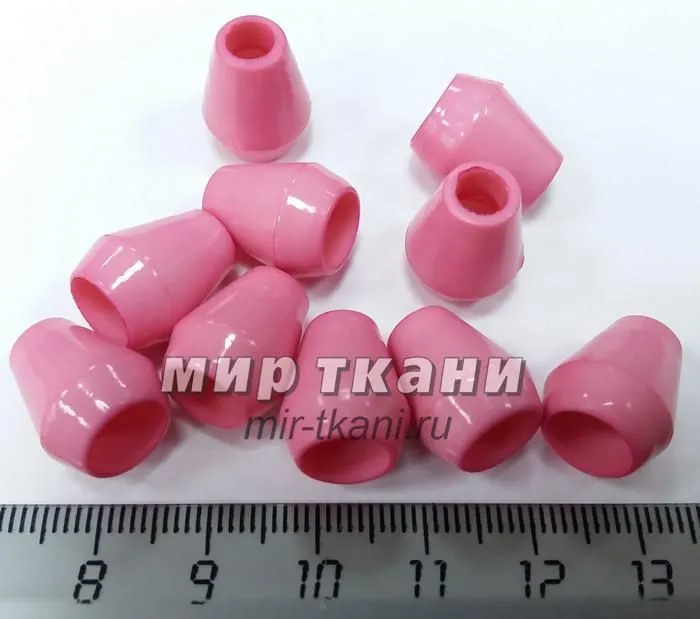 Наконечник 5мм пласт.цв.розовый