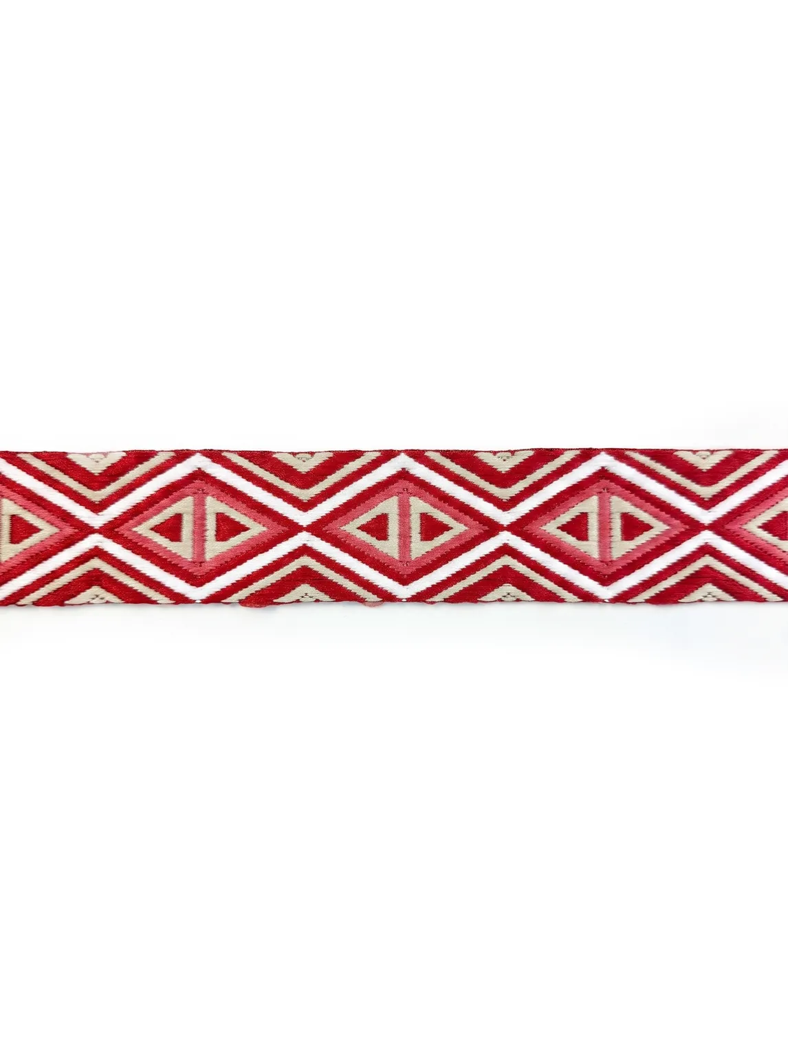 Стропа 38мм "Ромб красный" 36г/1м